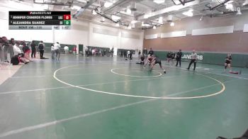 115 lbs Quarterfinal - Jennifer Cisneros Flores, Lutheran (Orange County) vs Alejandra Suarez, South Hills