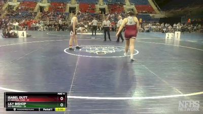 170 lbs Finals (8 Team) - Isabel Dutt, E1-Central Cass vs Lily Bishop, W3-Bismarck