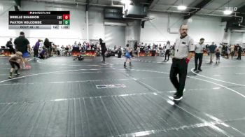 61 lbs Round 3 - Brielle Shannon, Longwood Wrestling Club vs Paxton Holcombe, Carolina Reapers