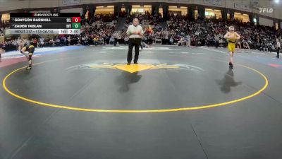 113-2A/1A Quarterfinal - Grayson Barnhill, South Carroll vs Zaden Tablan, Harford Technical