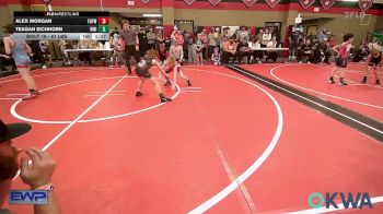 61 lbs Quarterfinal - Alex Morgan, Fort Gibson Youth Wrestling vs Teagan Eichhorn, Vinita Kids Wrestling