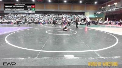 125 lbs Consi Of 4 - Samirah Abdussamad, Orchard South WC vs Yasmin Pastrana Nino, Hot Shots Wrestling