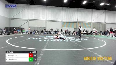 150 lbs Rr Rnd 4 - Jacobo Rosales, Northern Colorado 14U vs Aydan Groom, Untouchables 14U Blue