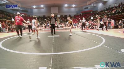 70 lbs Rr Rnd 1 - Wes Wilson, Keystone Kids Wrestling Club vs Oliver Littleton, Collinsville Cardinal Youth Wrestling