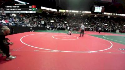 68 lbs Quarterfinal - Maxim DeShon, NBHA vs Luke Robertson, MED1