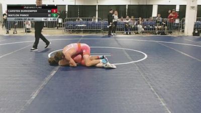 132 lbs Consi Of 64 #1 - Carsten Burkemper, MO vs Waylon Pinnix, NC