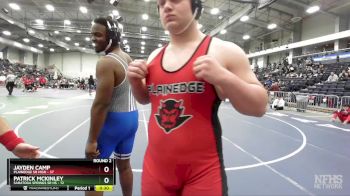 285 lbs Round 2 (3 Team) - Vincent Petzold, Plainedge Sr High vs Dakarai Davis, Saratoga Springs Sr HS