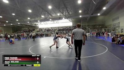 132 lbs Cons. Round 3 - Mike Tanner, Green Canyon Wrestling vs Isaac Ireland, Empire