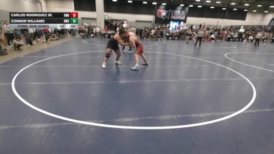 285 lbs Cons. Sub-semis - Connor Williams, Bees Wrestling Club vs Carlos Rodriguez Jr., Heartland Wrestling Academy