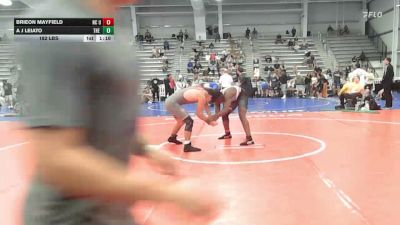 182 lbs Rr Rnd 3 - Brieon Mayfield, NC United - HSB vs A J Leiato, The Shop 814 - HSB