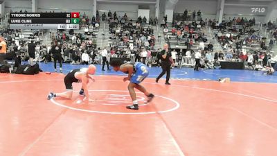 145 lbs 5th Place - Tyrone Norris, SC vs Luke Cline, MO