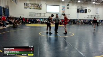 157 lbs Quarterfinal - Jason David, Oregon City vs Jorge Rodriguez, Century