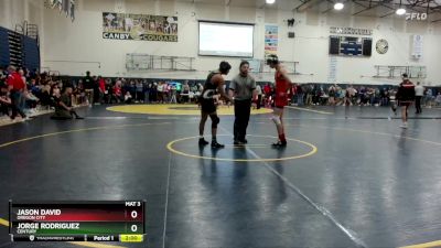 157 lbs Quarterfinal - Jason David, Oregon City vs Jorge Rodriguez, Century