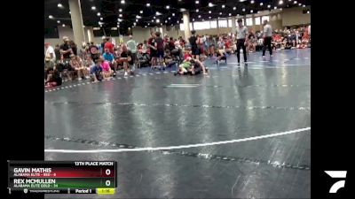 95 lbs Placement (16 Team) - Gavin Mathis, Alabama Elite - Red vs Rex McMullen, Alabama Elite Gold