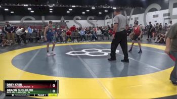 80 lbs Quarterfinals (8 Team) - Gracin Guglielmo, Elite Ath Club DZ (IN) vs Drey Kren, LAW/Crass Wrestling(WI)