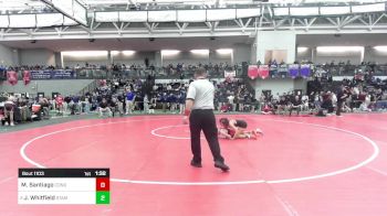 120 lbs Quarterfinal - MaKayla Santiago, Conard vs Jasmine Whitfield, Stamford