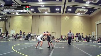 100 lbs Consi Of 8 #1 - Kayson Shamhart, 1 On 1 Fight Academy vs Jaylah Ortega, Bay Area Dragons WC