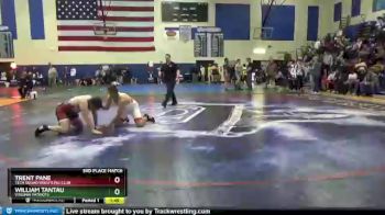220 lbs 3rd Place Match - Trent Pane, Tech Squad Wrestling Club vs William Tantau, Virginia Patriots