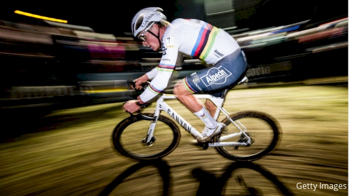 Mathieu van der Poel races cyclocross Superprestige Diegem