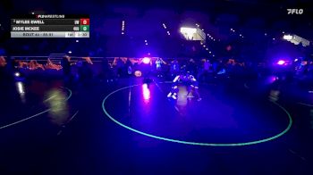 85-91 lbs Round 1 - Mylee Ewell, Uintah Wrestling vs Josie Mckee, 4A Uintah UT