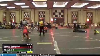 78 lbs Round 4 (8 Team) - Brynn Cunningham, Misfits Dark Angles vs Jules Platti, Elite Wrestling