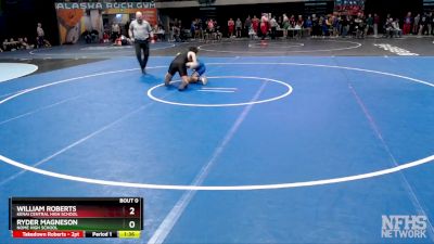 189 lbs Quarterfinal - William Roberts, Kenai Central High School vs Ryder Magneson, Nome High School