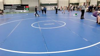 285 lbs Round 2 - Everett Furley, GI Grapplers vs Carmine Burrell, Wray Eagles