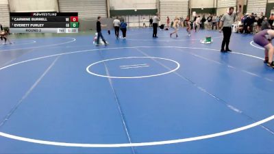 285 lbs Round 2 - Everett Furley, GI Grapplers vs Carmine Burrell, Wray Eagles