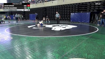 75 lbs Consi-qtrs - Lucas Spicer, Romansville vs Dexter Zalewski, Perry