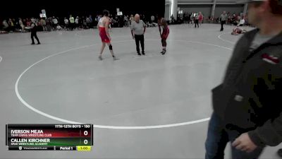 150 lbs Cons. Round 8 - Callen Kirchner, SPAR Wrestling Academy vs Iverson Mejia, Team Zapas Wrestling Club