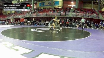 140 lbs Round 2 (6 Team) - Paula Esmeral Ulles, Eaglecrest vs Marlie Petersen, Minden
