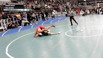 6 - 126 lbs Cons. Round 3 - Will Bowen, Westfield vs Dennis Bruin, Grassfield