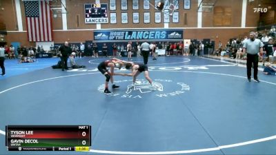 98 lbs Round 1 - Tyson Lee, Viewmont vs Gavin Decol, Uintah