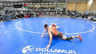 144 lbs 5th Place - Evan Madigan, Edward Little vs Jordin Agosto, Agawam