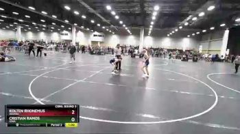 100 lbs Cons. Semi - Easton Broxterman, Topeka Blue Thunder Wrestling Club vs Brayden Teunissen, Illinois