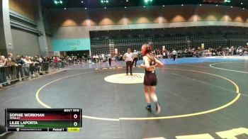 100 lbs Cons. Round 3 - Sophie Workman, Fernley vs Lilee Laporta, Ponderosa