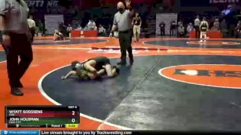 1 lbs Champ. Round 1 - Wyatt Goossens, Erie vs John Housman, Coal City