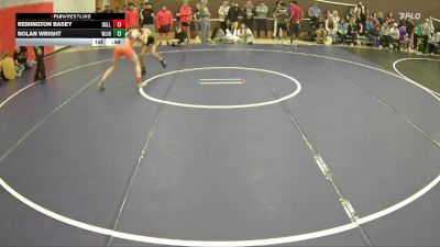 126 lbs Cons. Round 2 - Remington Basey, Dallas vs Nolan Wright, West Linn