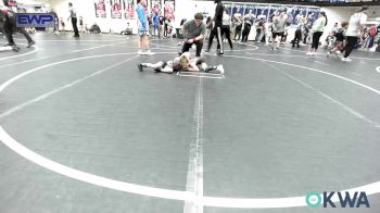 49 lbs Quarterfinal - Brylen Buckner, Weatherford Youth Wrestling vs TeeJay Henry, Comanche Takedown Club