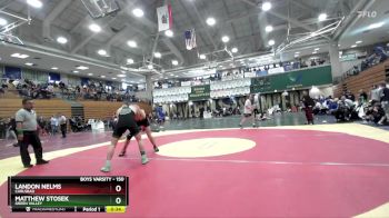 150 lbs Cons. Round 5 - Matthew Stosek, Green Valley vs Landon Nelms, Carlsbad