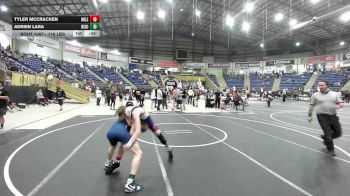 116 lbs Consolation - Tyler McCracken, Mile High WC vs Adrien Lara, Bison Wrestling