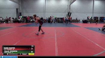 130 lbs Finals (2 Team) - Duke Martin, Mat Assassins vs Trace Johnson, Terps Xpress