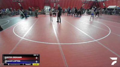 82 lbs Quarterfinal - Hunter Erdmann, WI vs Graham Lofton, MN