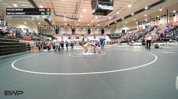 135 lbs Quarterfinal - Kylee Wheat, Sallisaw Lady Black Diamonds vs Skyla Conditt, Durant High School Girls