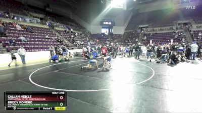 80 lbs Cons. Round 3 - Callan Meikle, Fort Lupton Metro Wrestling Club vs Brody Romero, Goldman`s Wrestling Academy Of The Rockies