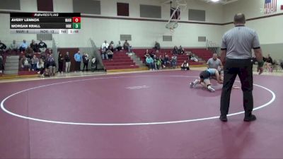 120 lbs Round 3 (3 Team) - Morgan Krall, Independence vs Avery Lennox, Marion