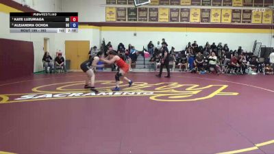 160 lbs Semifinal - Kate Luzuriaga, Sierra College vs Alejandra Ochoa, Delta College