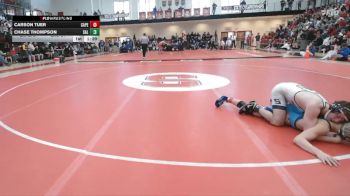 165 lbs Semifinals (8 Team) - Chase Thompson, Salesianum vs Carson Tuer, Cape Henlopen