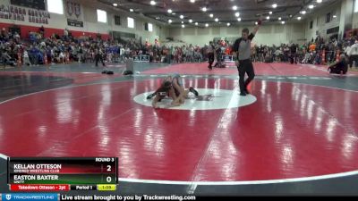 115 lbs Round 3 - Kellan Otteson, Kindred Wrestling Club vs Easton Baxter, Unity