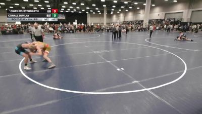 110 lbs Champ. Rd Of 32 - Owen Wusterbarth, Askren Wrestling Academy vs Conall Dunlay, Mission Athletics